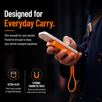 Gadverra™ NanoCharge Pro - Magnetic Power Bank